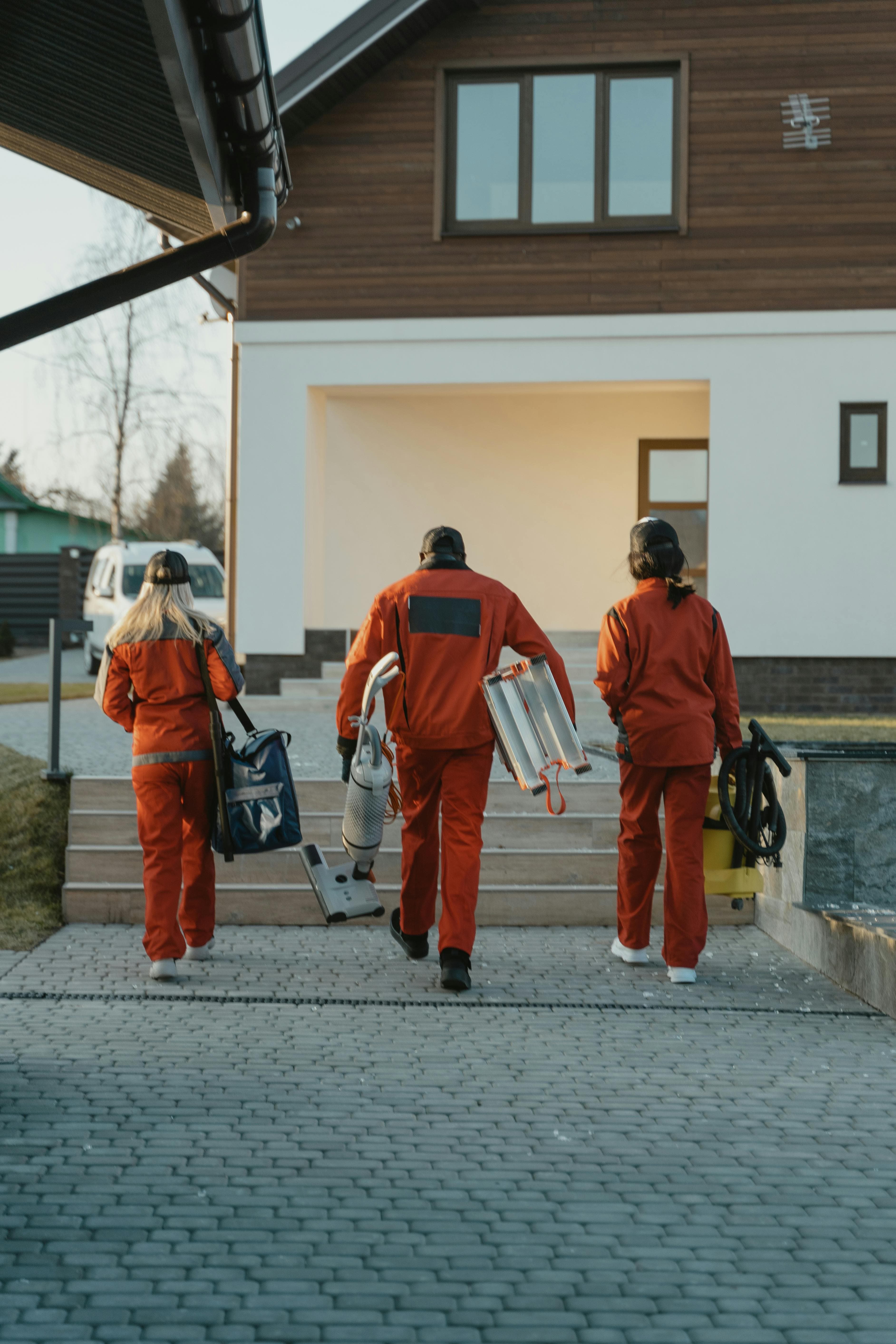 Exterior maintenance services: pressure washing, gutter cleaning, window cleaning, roof cleaning, house washing, deck and patio cleaning, and more.